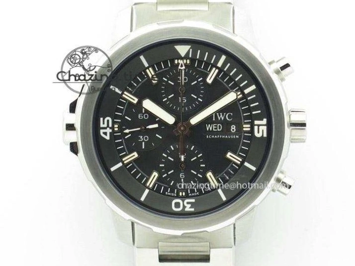 MIROTIME 0512 Aquatimer Chrono IW376803 V6F 1:1 Best Edition Blue Dial On Rubber Strap A WellDesigned 7282